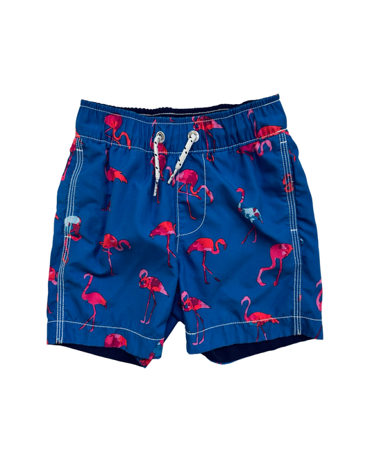 4T Toddler / 5T Toddler Boy Gap Kids Blue Flamingo Swim Shorts Trunks