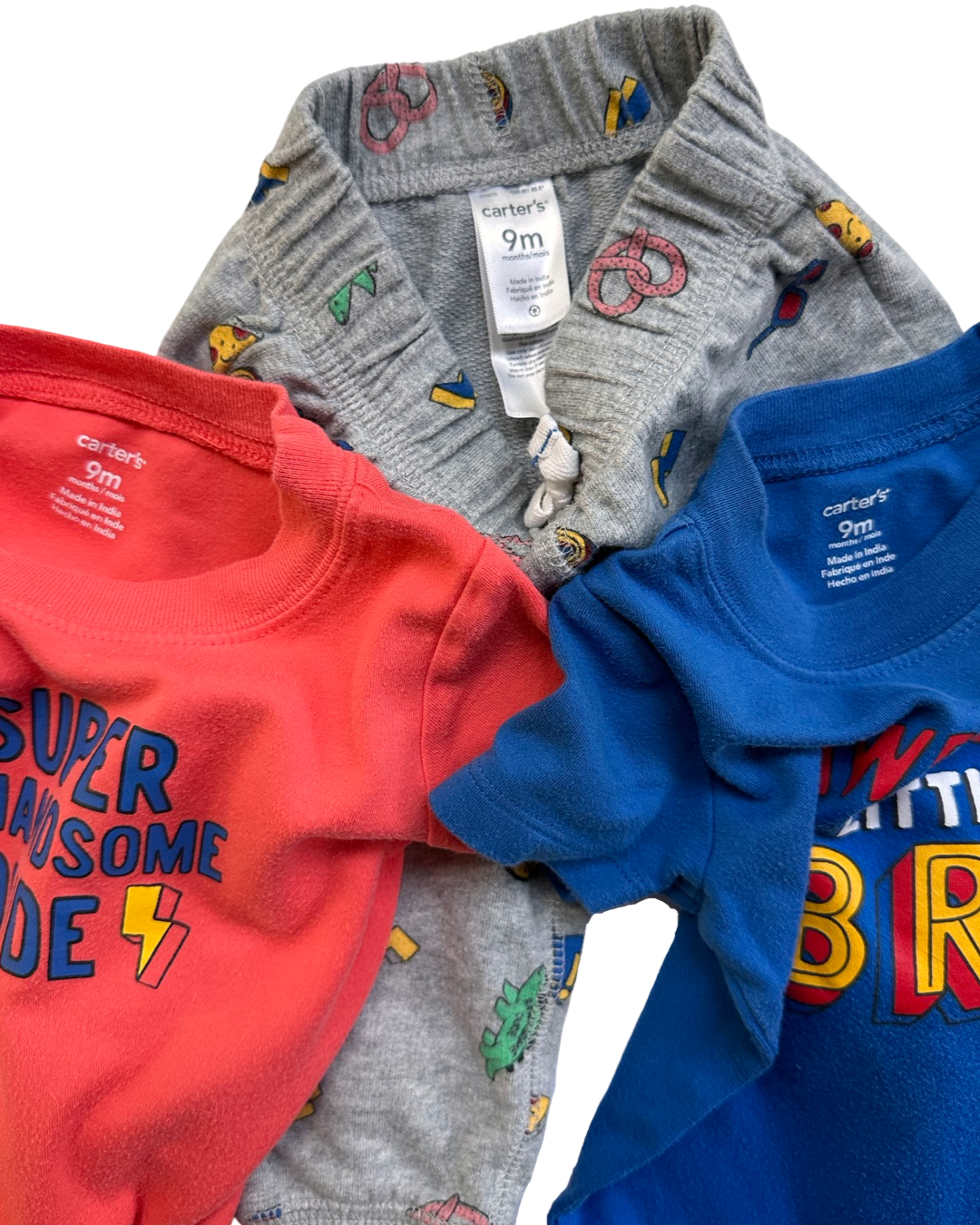 9M Baby Boy Carters Super Awesome Onesie Jogger Set