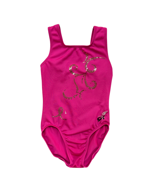 Youth Girls Size 10 Pink GK Gymnastics Leotard