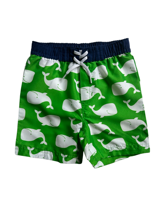 18M Baby Boy Little Me Whale Swim Trunks / Shorts