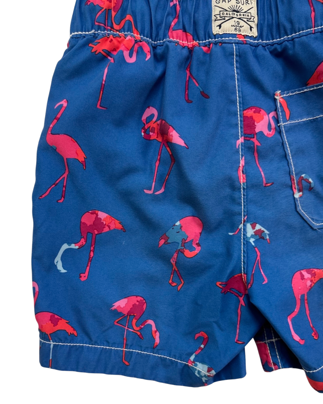 4T Toddler / 5T Toddler Boy Gap Kids Blue Flamingo Swim Shorts Trunks