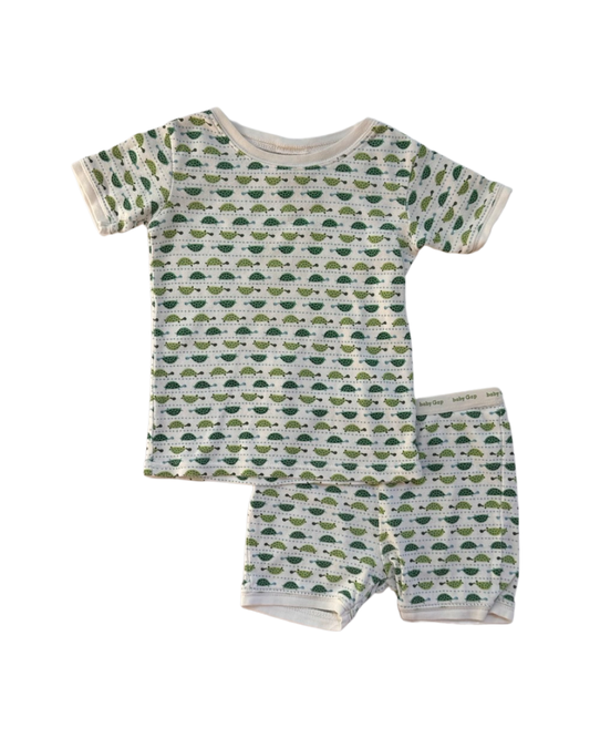 18M-24M Baby Boy / Girl Baby Gap Turtle PJs Short Set