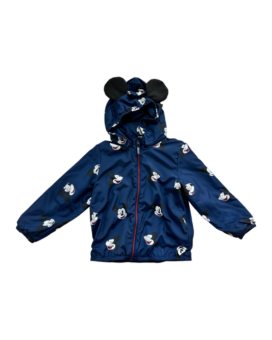 2T Toddler / 3T Toddler Boy H&M Disney Blue Mickey Mouse Light Jacket