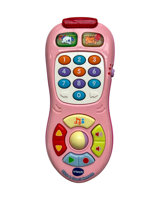 VTech Click & Count Pink Interactive Remote Control Baby Toy