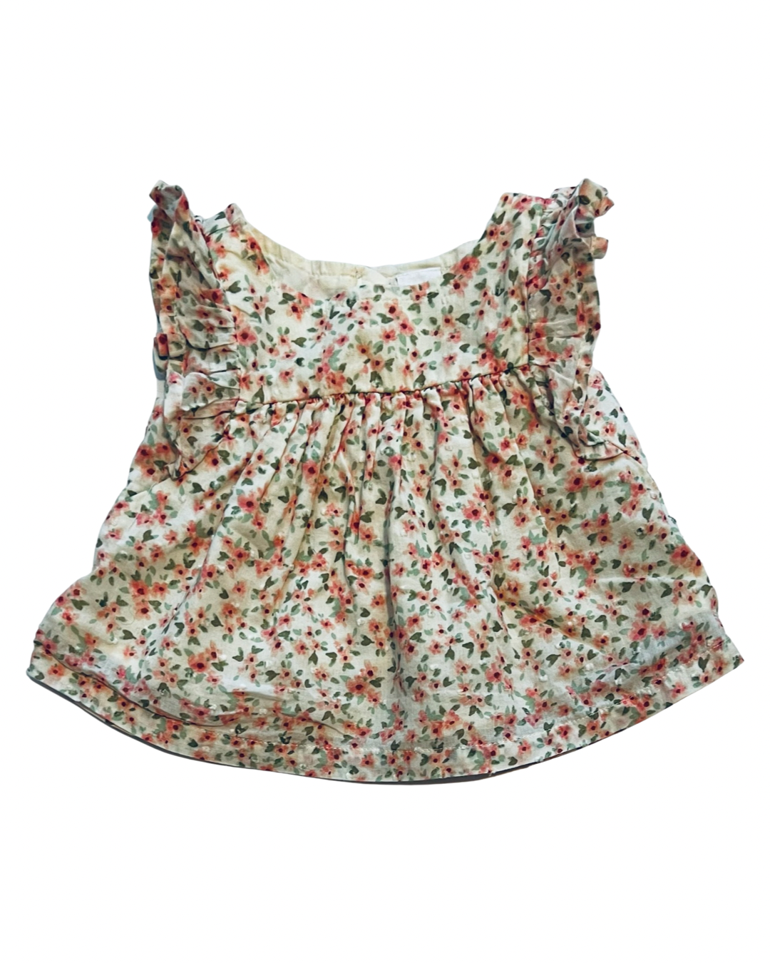 0-3M Baby Girl Old Navy Fall Floral Top