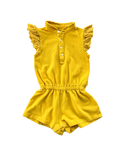 18M Baby Girl Ralph Lauren Yellow Romper