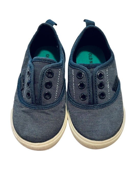 7C Toddler Boy Blue Slip On Old Navy Shoes