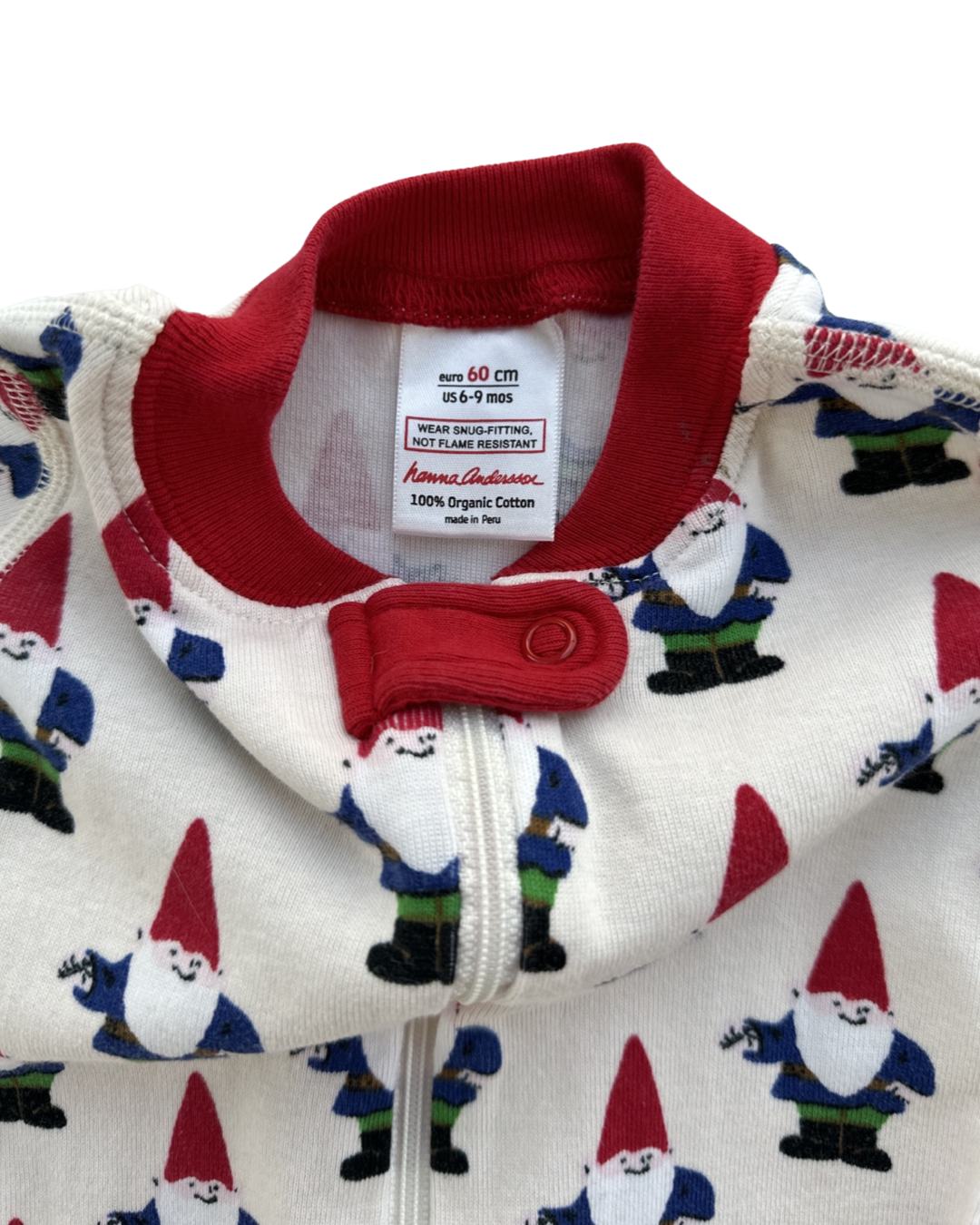 6-9M Baby Boy / Girl Hanna Andersson Gnome Sleeper PJs