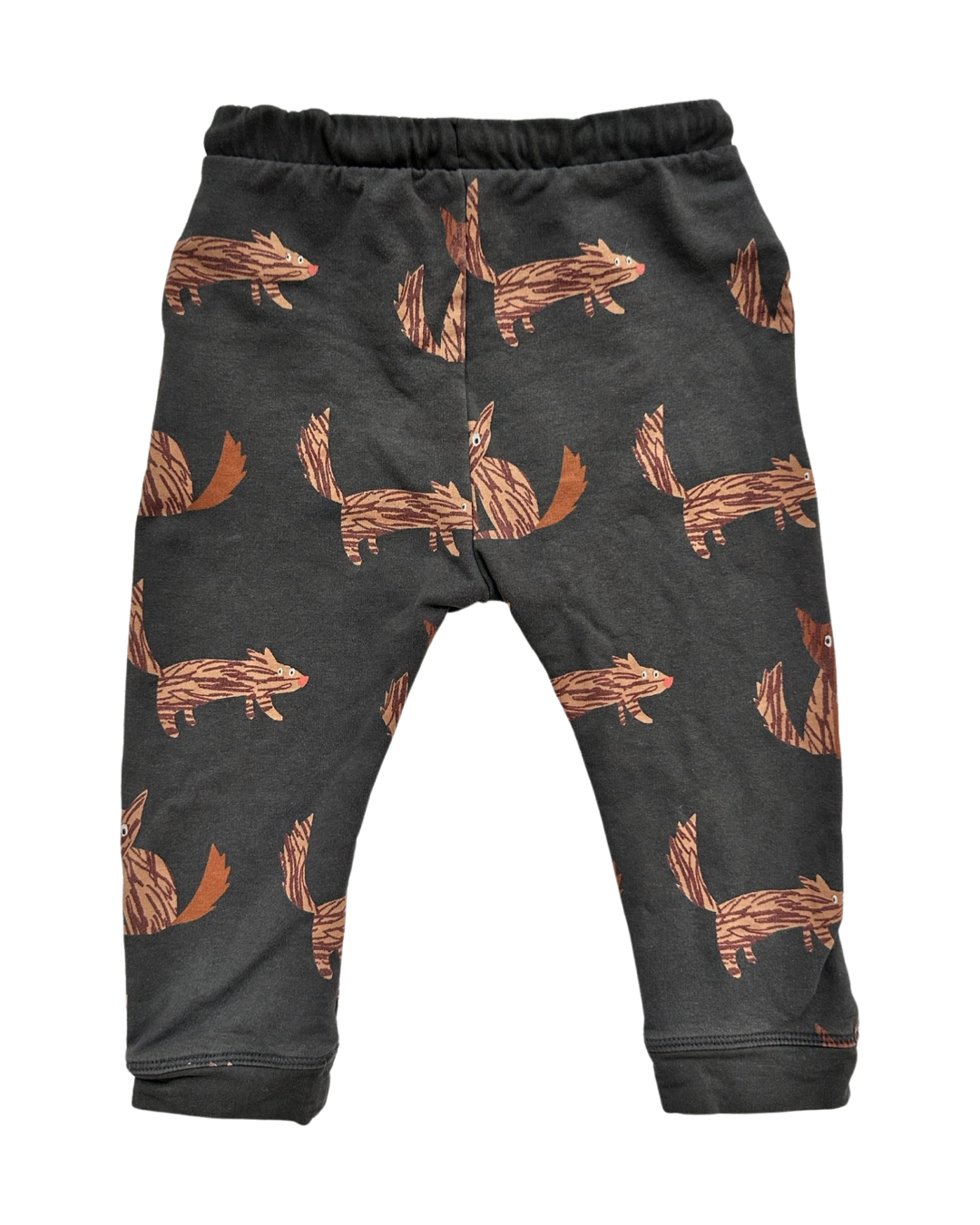 24M Baby Boy M&S Gray Fox Jogger Pants