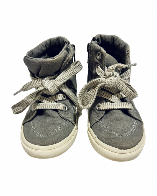 7C Toddler Boy Gray Old Navy Hi Top Shoes