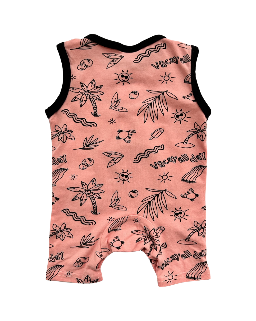 6-9M Baby Boy Little Bipsy Summer Vacay All Day Romper