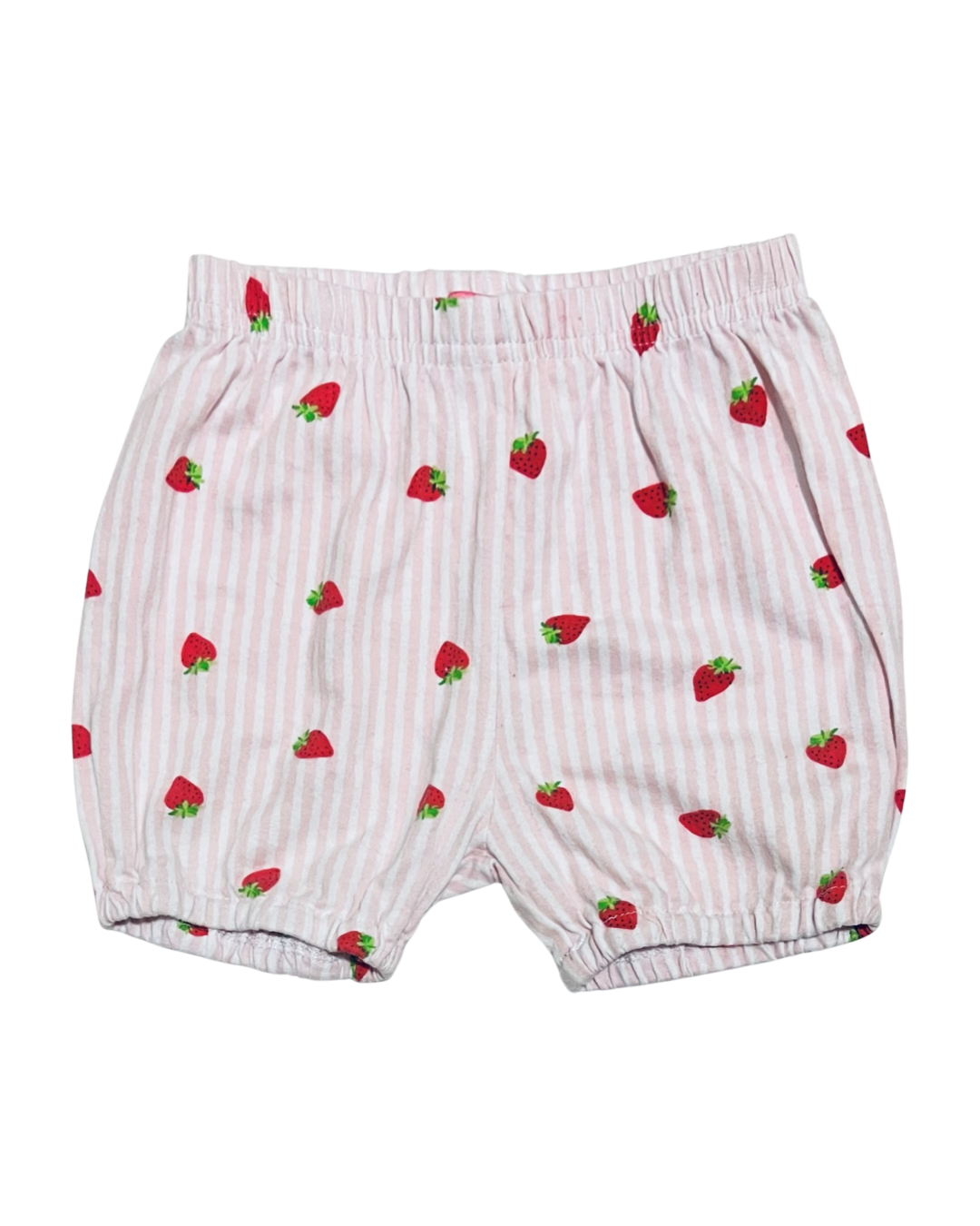 6-9M Baby Girl Pink Strawberry Isaac Mizrahi Bubble Shorts