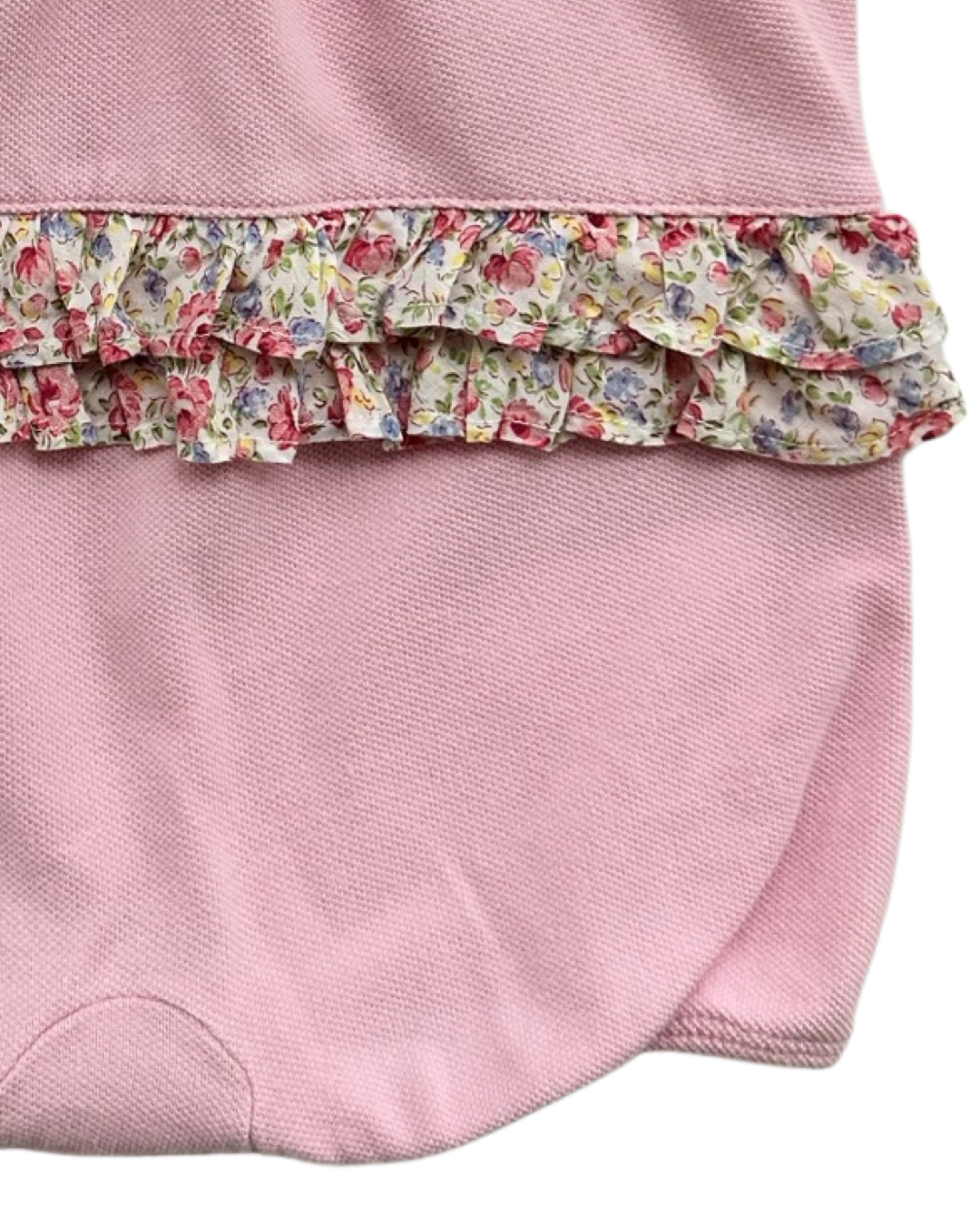 9M Baby Girl Pink Ralph Lauren Ruffle Butt Bubble