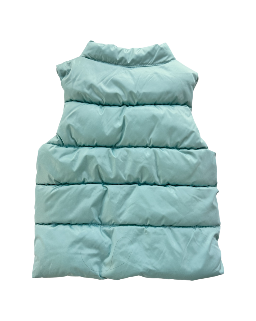 18M-24M Baby Girl Old Navy Mint Aqua Fleece Lined Quilted Puffer Vest