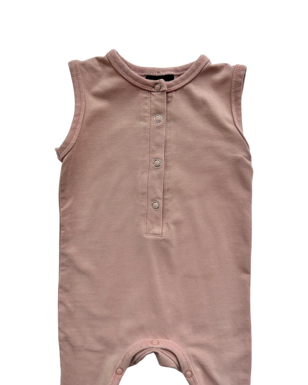 6-9M Baby Girl Boy Little Bipsy Dusty Pink Romper