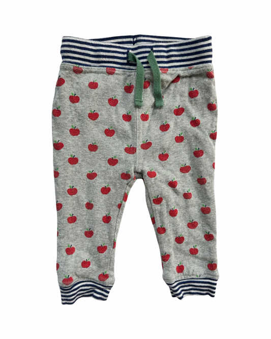 6M-12M Baby Boy Baby Boden Reversible Apple / Striped Joggers