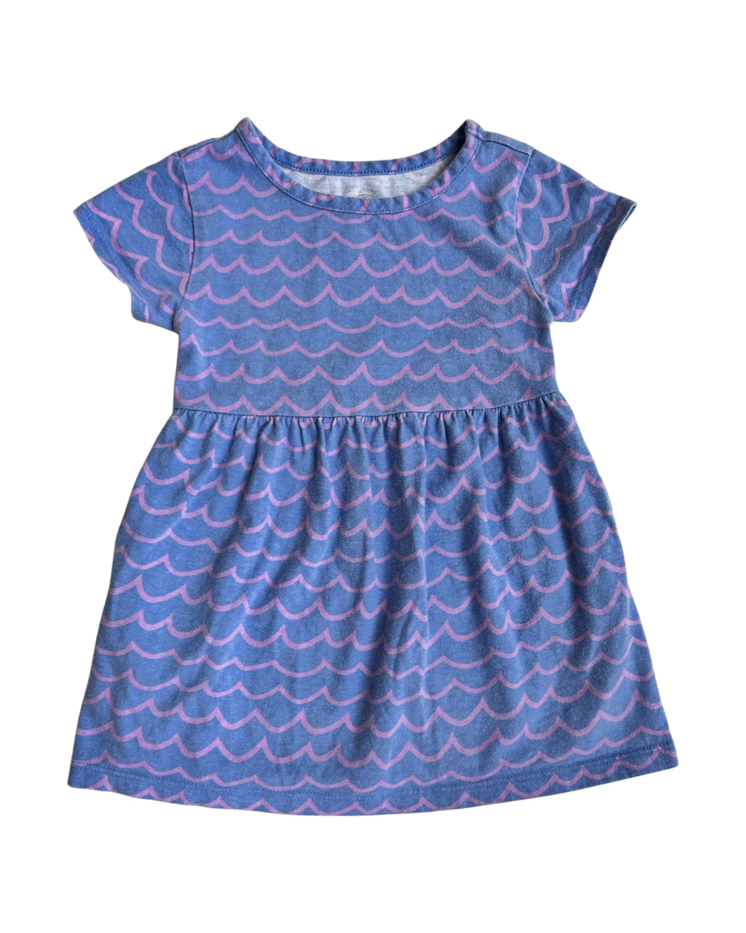 18M Baby Girl WonderNation Blue Wave Dress