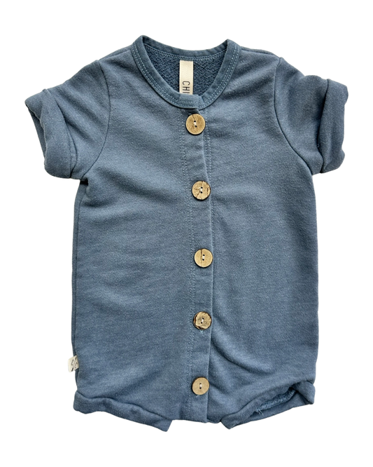 6-12M Baby Boy Childhoods Blue Romper