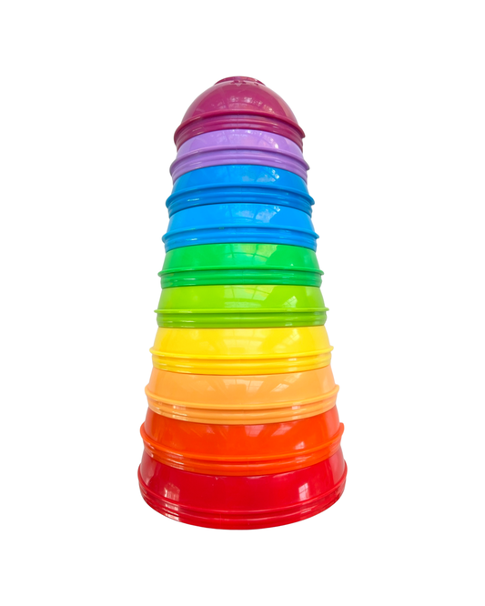 Fisher Price Rainbow Stack and Roll Nesting Balls