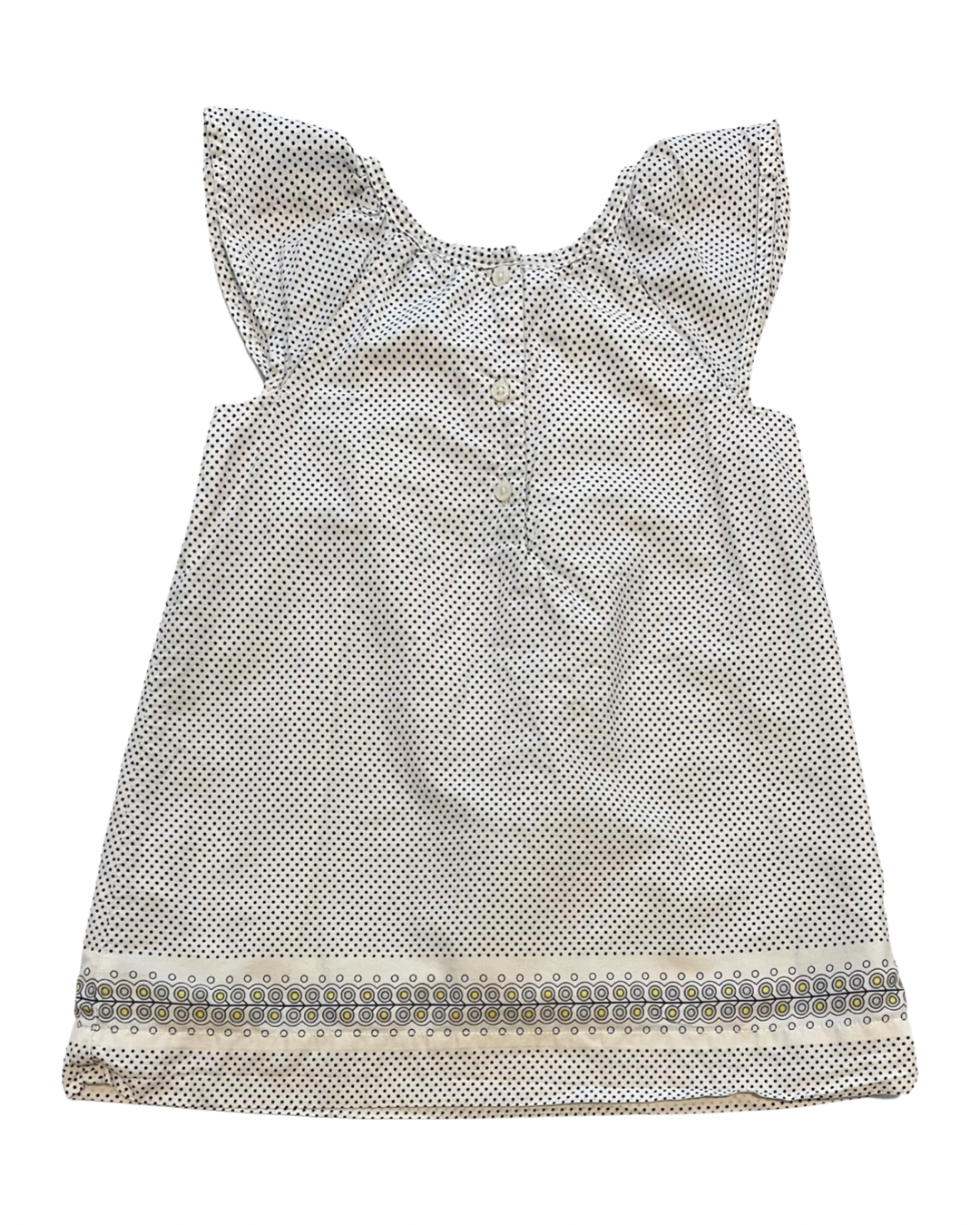 18M-24M Baby Girl Baby Gap Gray & white Polka Dot Dress