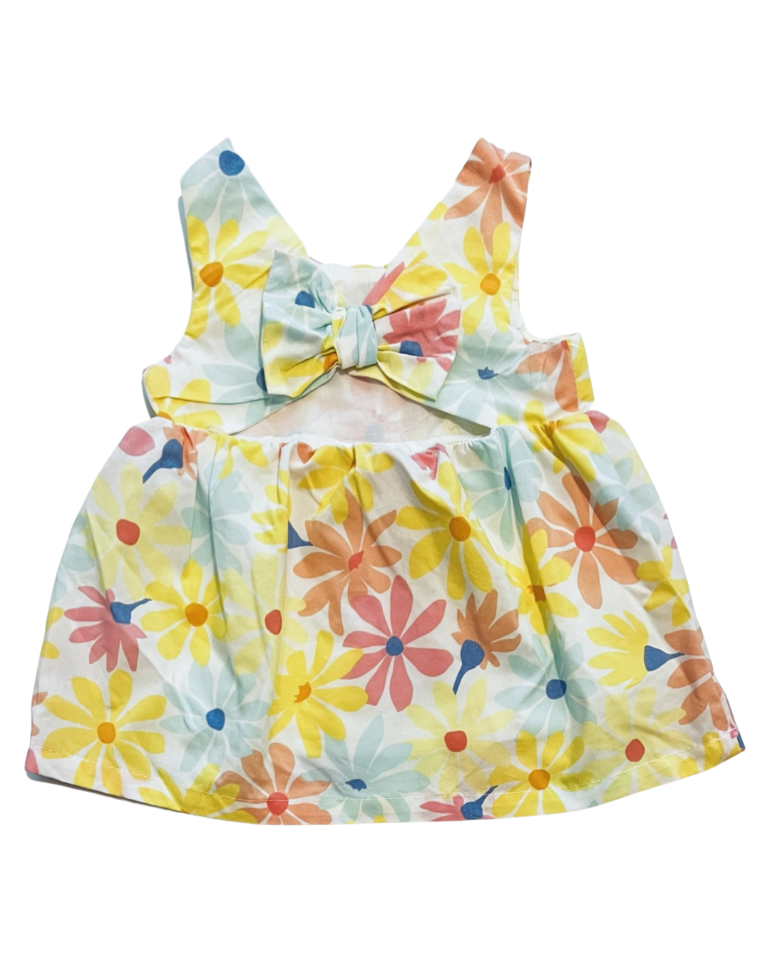 0-3M Baby Girl Yellow Floral Cat & Jack Dress