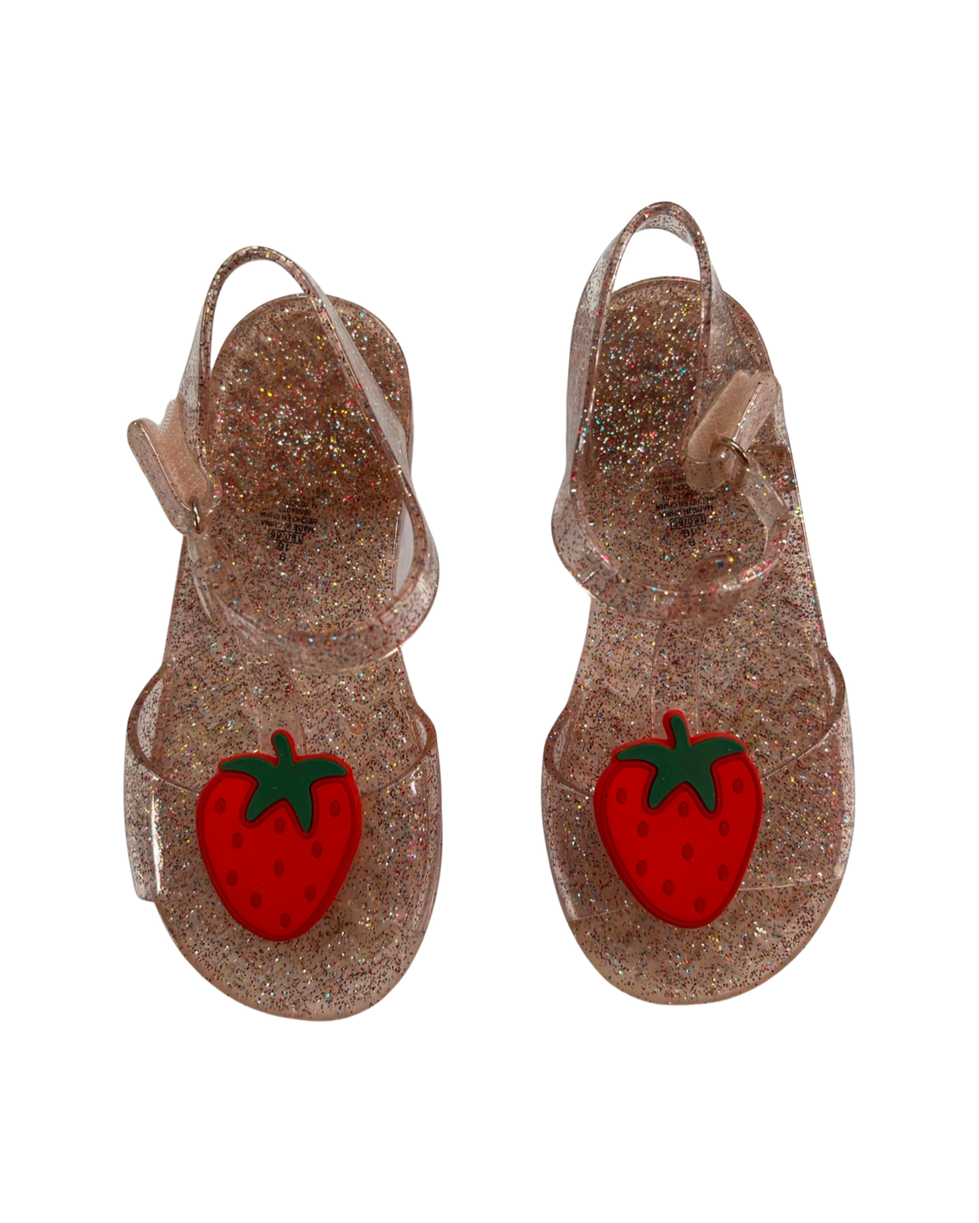 9C Toddler Girl Strawberry Jelly Sandals