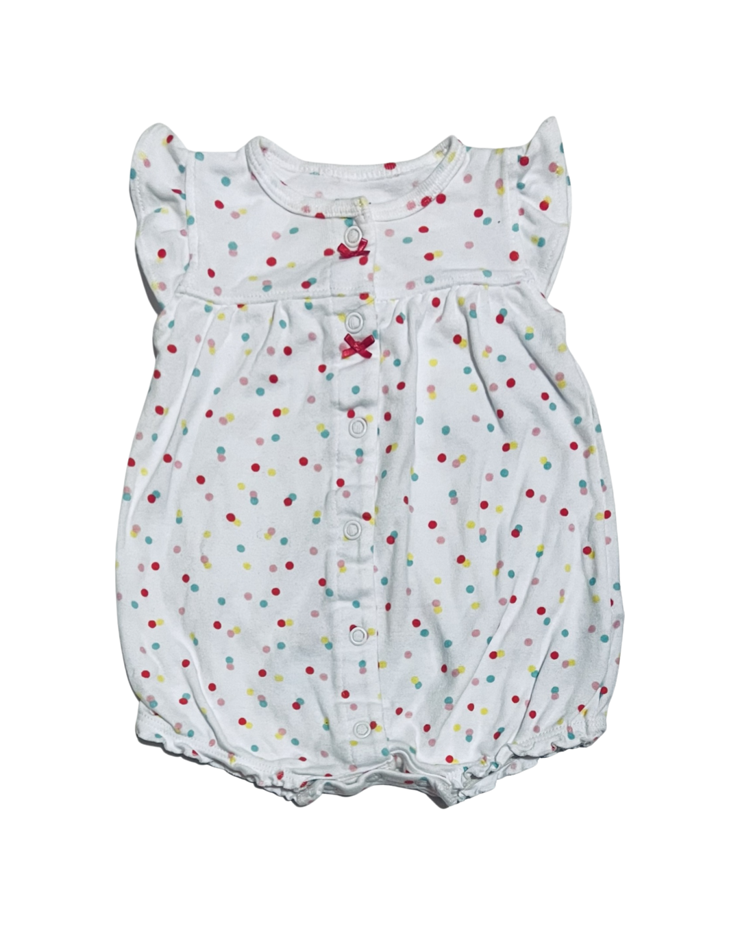 3M Baby Girl Carter’s Polka Dot Rainbow Bubble