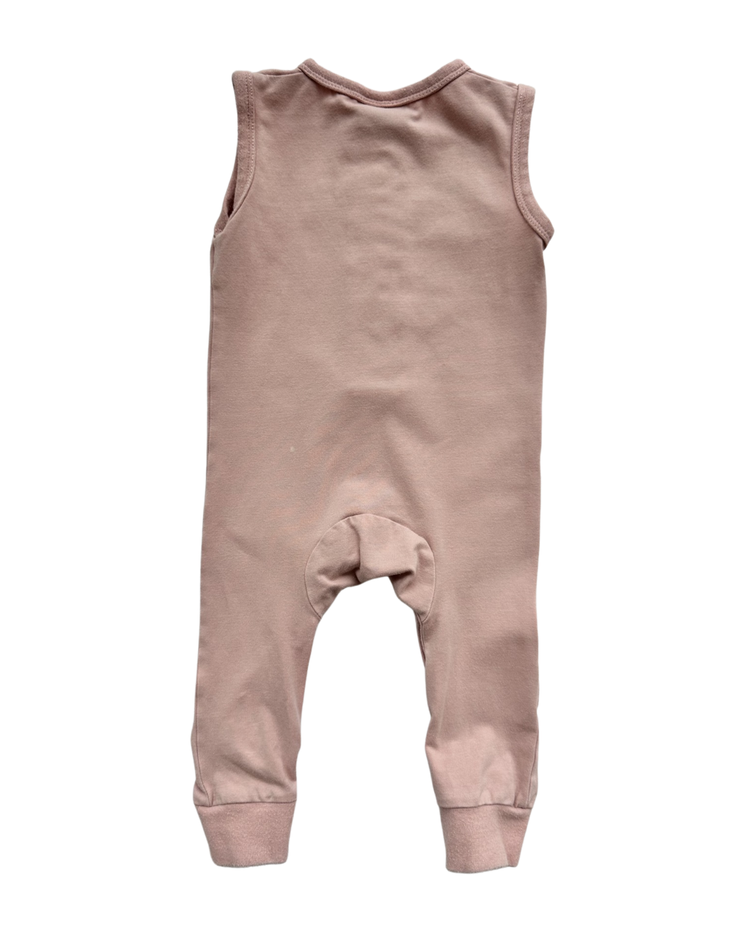 6-9M Baby Girl Boy Little Bipsy Dusty Pink Romper