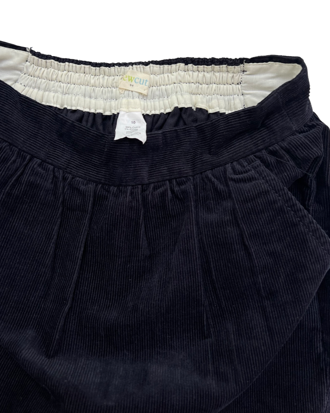 Youth Girls Size 10 CrewCuts Navy Blue Corduroy Skirt