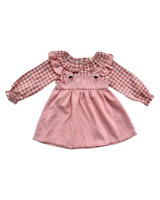 18M-24M Baby Girl Strawberry Romper Dress