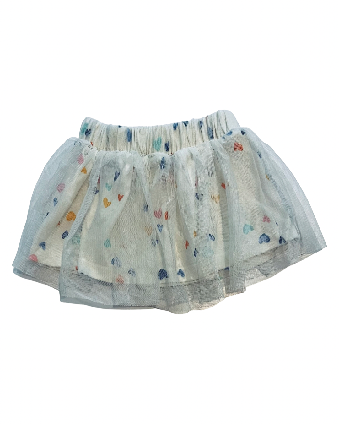 0-3M Baby Girl Cat & Jack Heart Tulle Skirt