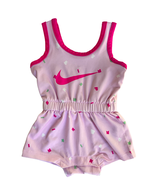 0-3M Baby Girl Pink Nike Dri-Fit Romper