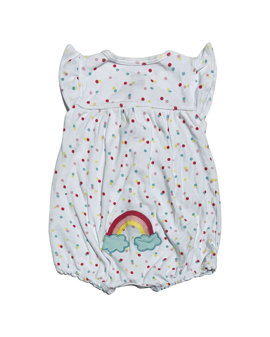 3M Baby Girl Carter’s Polka Dot Rainbow Bubble