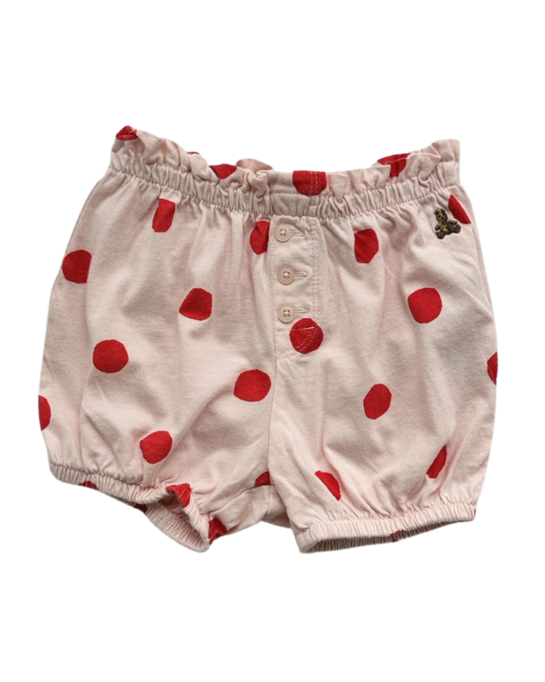 18M-24M Baby Girl Baby Gap Pink Polka Dot Bubble Shorts