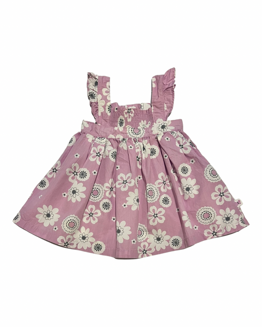 6M Baby Girl Purple Carters Floral Dress