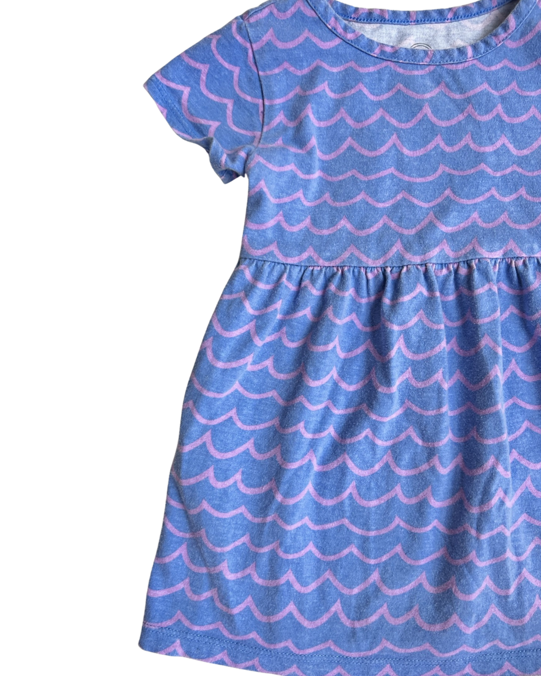 18M Baby Girl WonderNation Blue Wave Dress