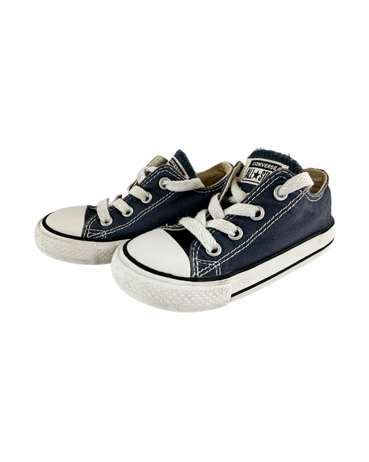 7C Toddler Boy / Girl Size Navy Converse All Star Chuck Taylor Shoes