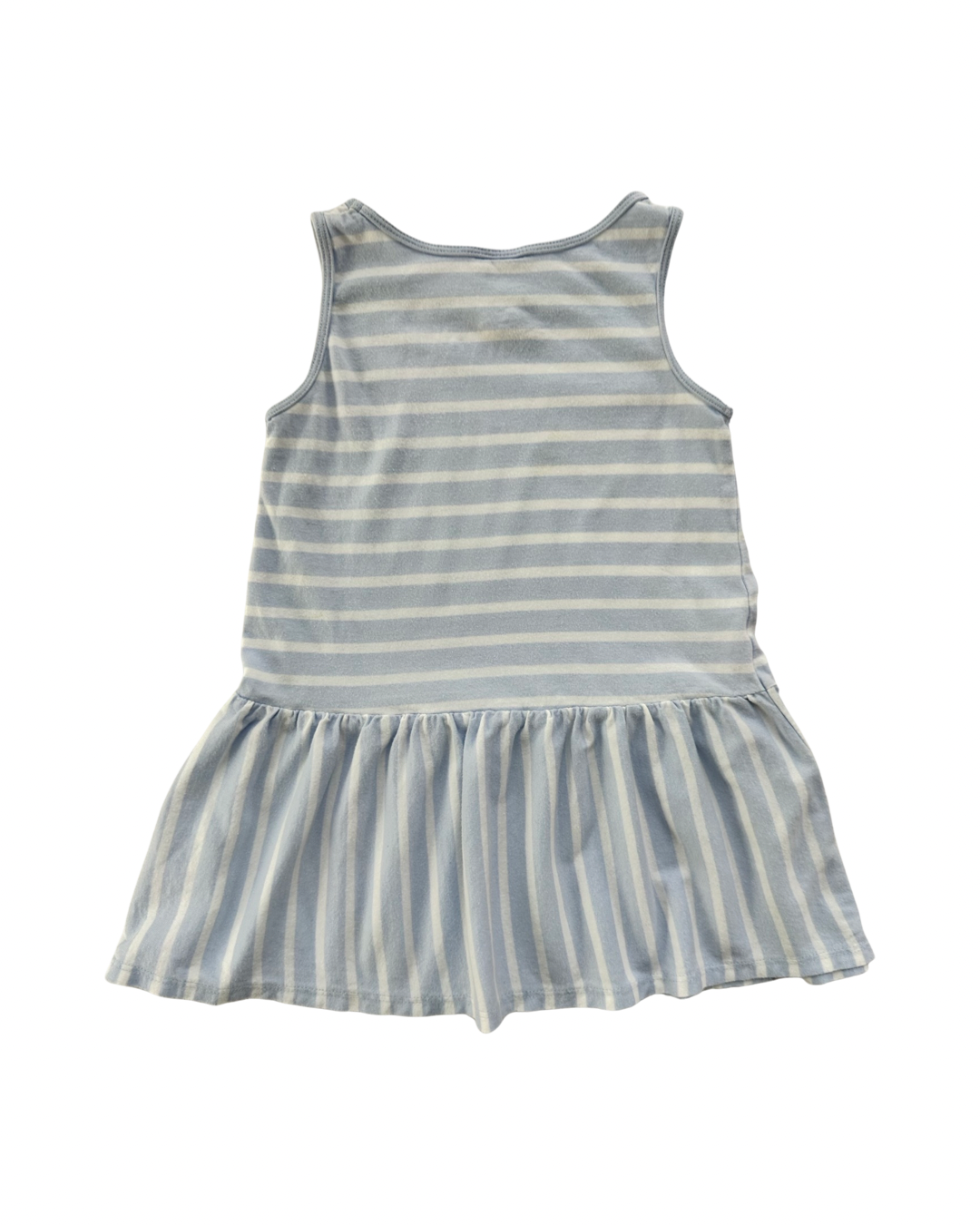 18M-24M Baby Girl Blue & White Striped H&M Dress