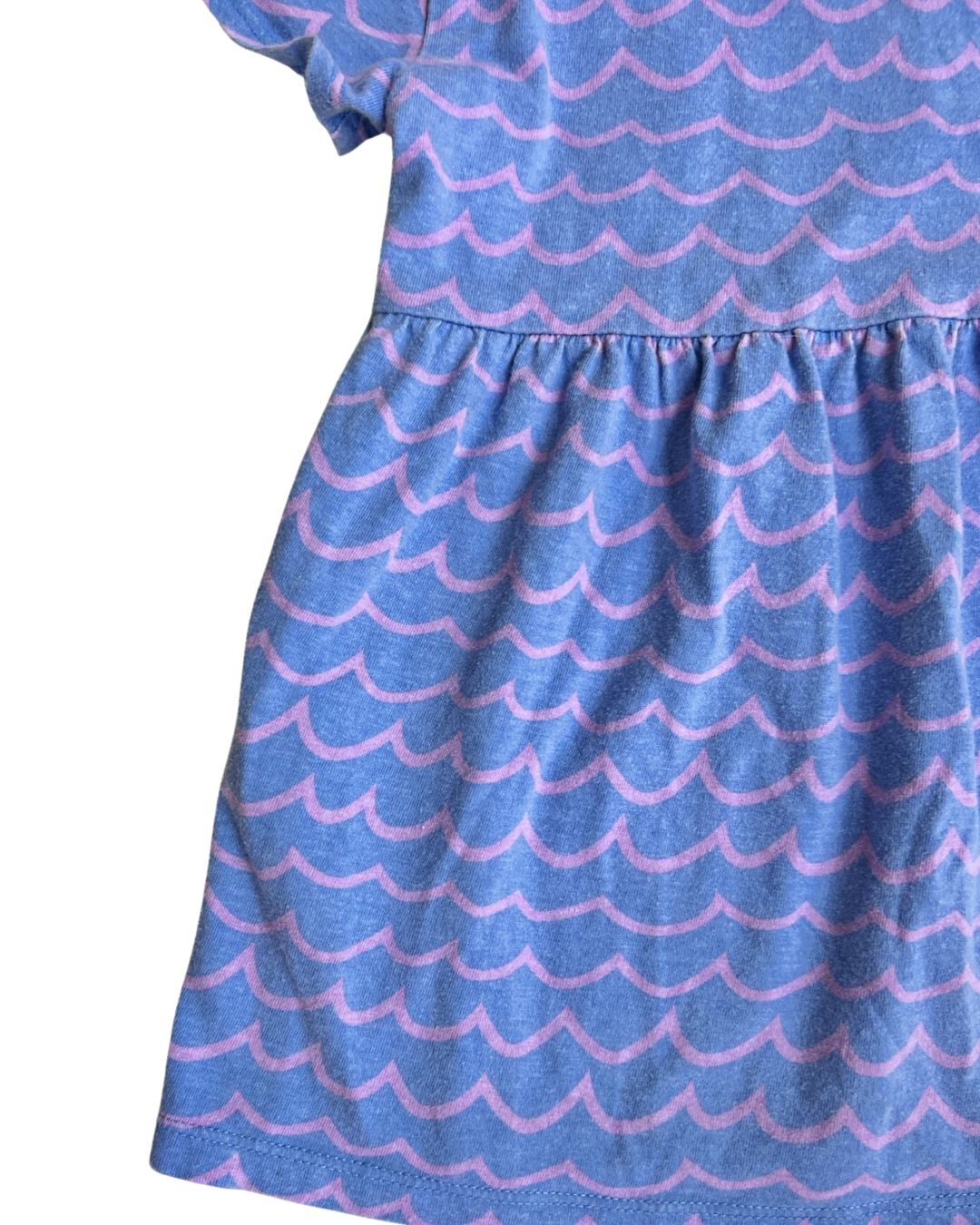 18M Baby Girl WonderNation Blue Wave Dress