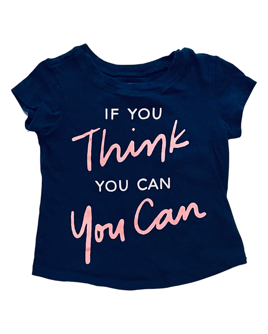 12M-18M Baby Girl Navy Old Navy Inspirational Top