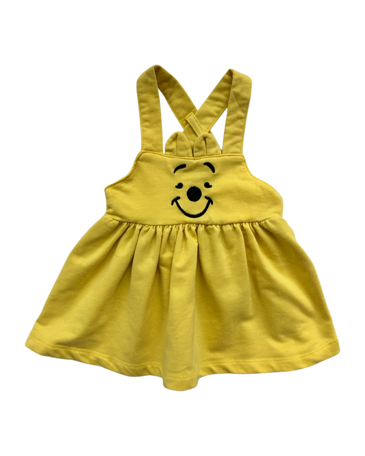 0-3M Baby Girl Disney Winnie the Pooh Yellow Jumper Dress