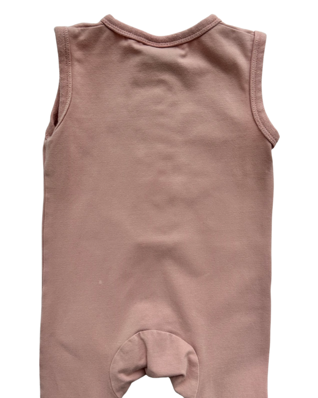 6-9M Baby Girl Boy Little Bipsy Dusty Pink Romper