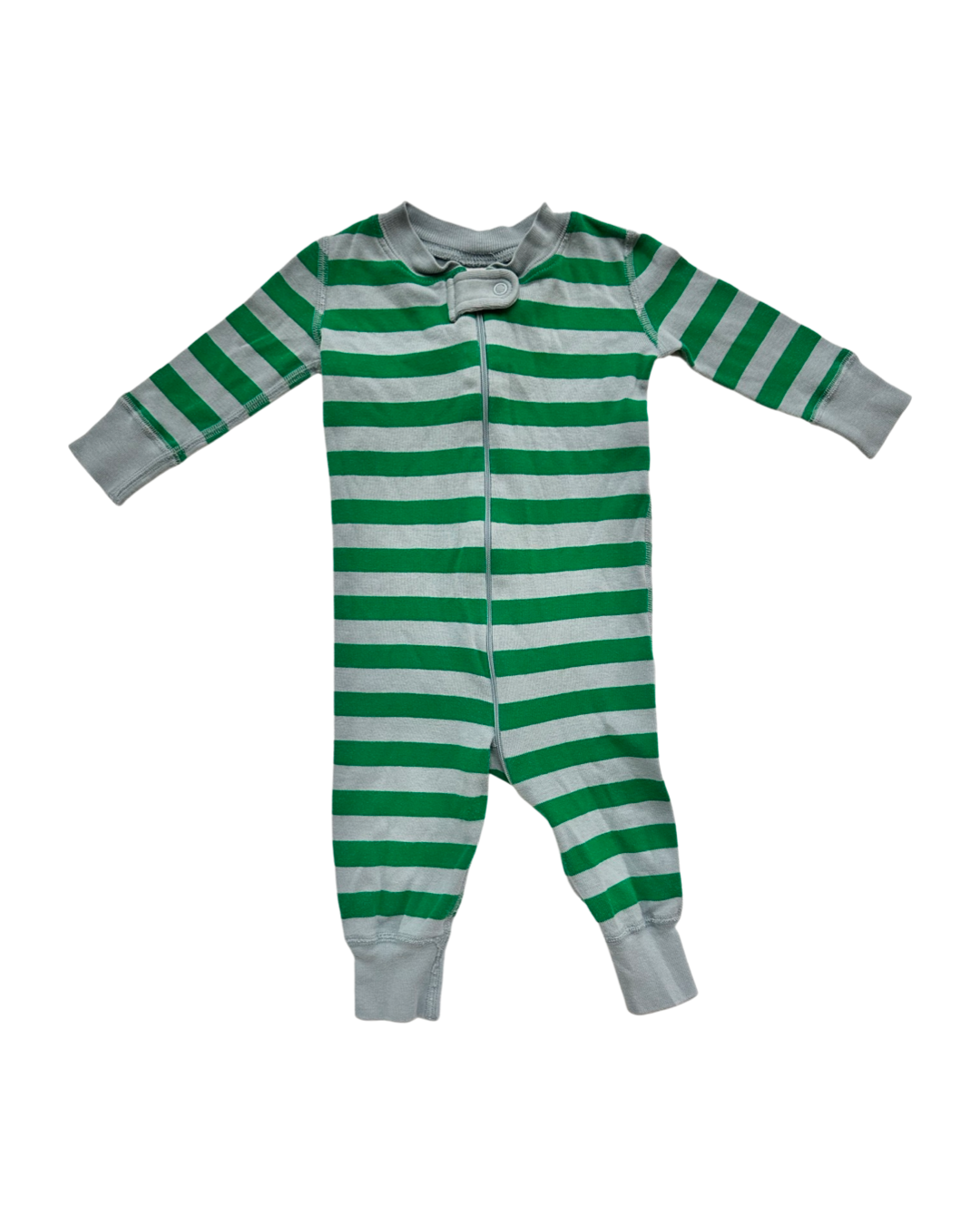 6-9M Baby Boy Hanna Andersson Striped Sleeper PJs