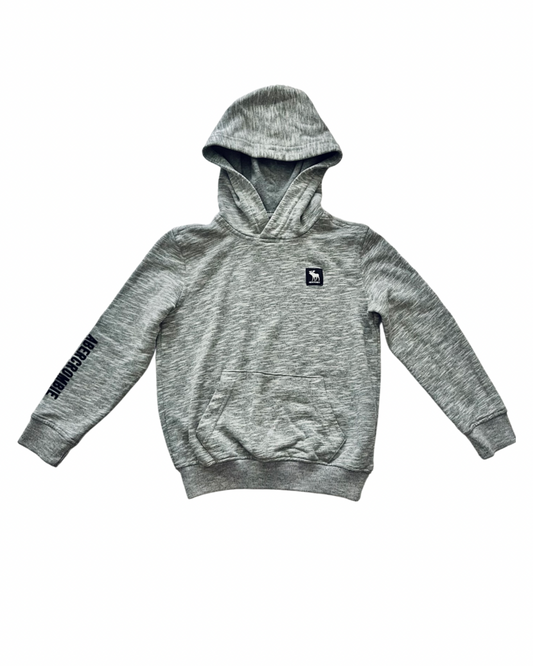 Boys size 7/8 Abercrombie Kids Gray Hooded Sweatshirt